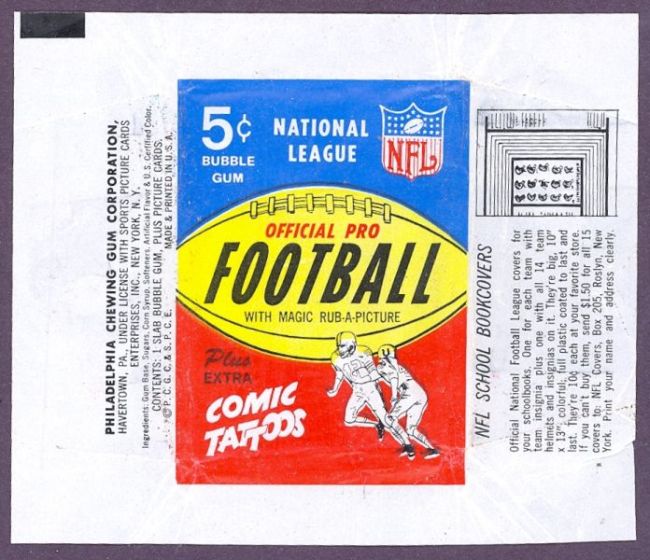 1965 Philadelphia Football Wrapper